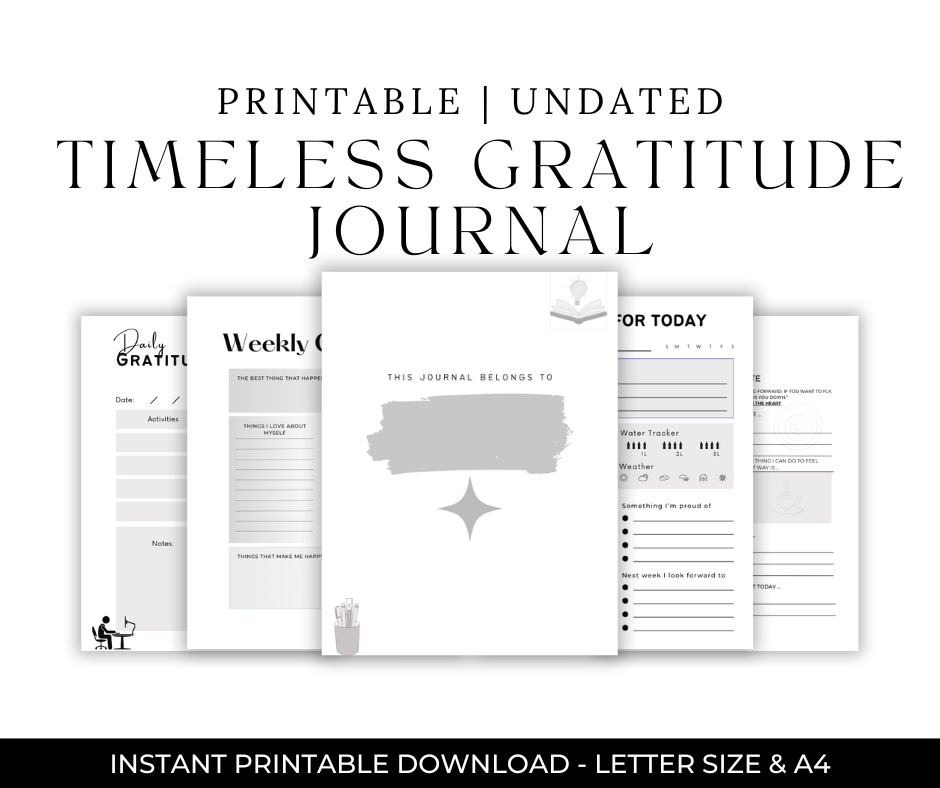 Digital Gratitude Journal