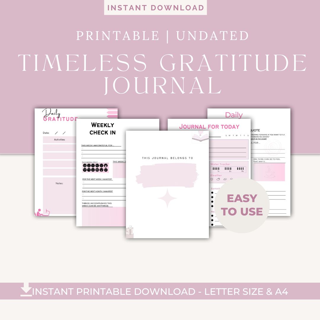 Digital Gratitude Journal
